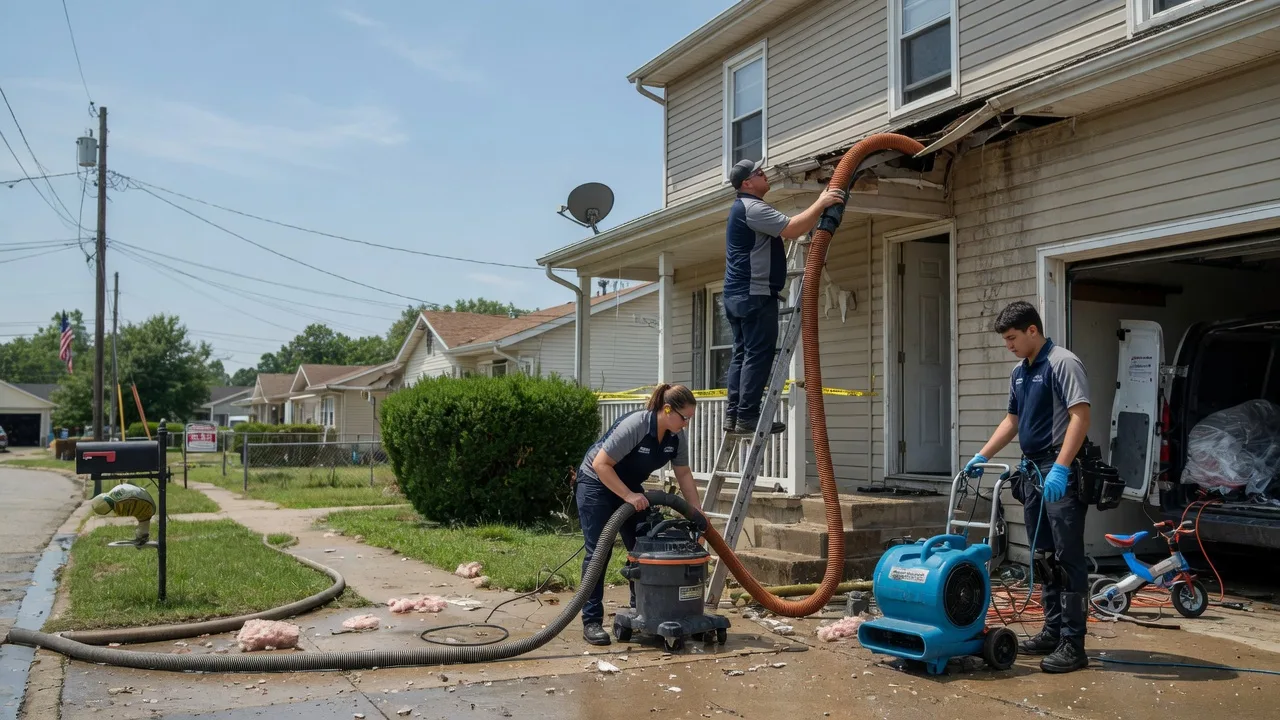 Water Damage Restoration in Offerle, KS near me